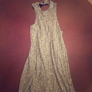 Grey Love Fire Size Small Sleeveless Dress